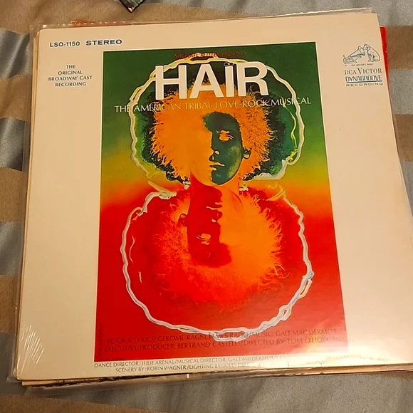 SEALED ORIGINAL BROADWAY HAIR LP - Picture 1 of 5